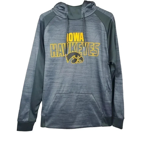 NEW Men's RIVALRY‎ THREADS Iowa Hawkeyes Hoodie Sweatshirt SZ S Small 34/36 NWT - Picture 2 of 11